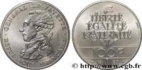 FRANCE Essai de 100 francs Égalité - La Fayette V REPUBLIC Pessac 1987 (31mm, 15g, 6h) -