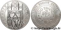 FRANCE Essai de 100 francs Charlemagne V REPUBLIC Paris 1990 (31mm, 15,0g, 6h) -