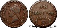 FRANCE Un centime Dupré DIRECTOIRE Paris 1798 (18mm, 2,22g, 6h) -