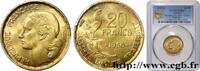 FRANCE 20 francs Georges Guiraud, 3 faucilles IV REPUBLIC Beaumont-Le-Roger 1950 (23,5mm, 4g, 6h) -