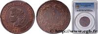 FRANCE 5 centimes Cérès III REPUBLIC Paris 1875 (25mm, 5,02g, 6h) -