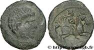 FRANCE Unité de bronze au cavalier tenant une palme HISPANIA - SPAIN - IBERICO - KESE (Province of Tarragona) c. 133-100 AC (24,5mm, 5,20g, 6h) -