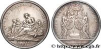 FRANCE Médaille, Mariage de Marie-Thérèse et Louis de Fra AMOUR ET MARIAGE 1745 (41,5mm, 28,20g, 12h) -