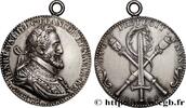 FRANCE Médaille, Unification des deux royaumes, refrappe HENRI IV LE GRAND Monnaie de Paris (1598) (49,5mm, 37,66g, 12h) -