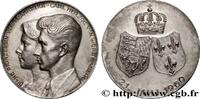 FRANCE Médaille, Mariage de Diane et Carl Herzog von Würt AMOUR ET MARIAGE 1960 (40,5mm, 28,80g, 12h) -