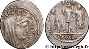 THE REPUBLIC (280 BC to 27 BC) Denier AEMILIA Rome 62 AC. (20mm, 3,78g, 6h) -