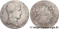 FRANCE 5 francs Napoléon Empereur, Calendrier grégorien PREMIER EMPIRE / FIRST FRENCH EMPIRE Toulouse 1806 (37,92mm, 24,92g, 6h) -