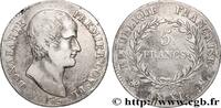 FRANCE 5 francs Bonaparte Premier Consul CONSULATE Marseille 1803 (37mm, 24,62g, 6h) -