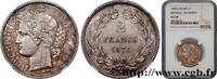 FRANCE 2 francs Cérès, sans légende GOUVERNEMENT DE LA DÉFENSE NATIONALE Paris 1870 (27mm, 10g, 6h) -