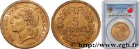 FRANCE 5 francs Lavrillier, bronze-aluminium PROVISIONAL GOVERNEMENT OF THE FRENCH REPUBLIC Castelsarrasin 1945 (31mm, 12g, 6h) -
