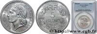 FRANCE 5 francs Lavrillier, aluminium PROVISIONAL GOVERNEMENT OF THE FRENCH REPUBLIC Beaumont-Le-Roger 1946 (31,04mm, g, 6h) -