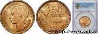 FRANCE 50 francs Guiraud IV REPUBLIC Beaumont-Le-Roger 1951 (27mm, 8g, 6h) -