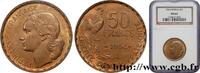 FRANCE 50 francs Guiraud IV REPUBLIC 1954 (27mm, 8g, 6h) -
