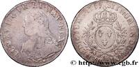 FRANCE Écu aux branches d'olivier, buste habillé LOUIS XV THE BELOVED Strasbourg 1737 (41,5mm, 28,52g, 6h) -