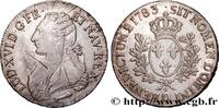 FRANCE Écu aux branches d'olivier LOUIS XVI Perpignan 1783 (40,5mm, 28,98g, 6h) -