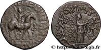Post-hellenistic 1 (30 BC to 227 AD) Tétradrachme bilingue INDO-SCYTHIAN KINGDOM - AZES II Gandhara c. 5-35 (26mm, 9,63g, 9h) -