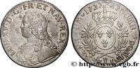 FRANCE Écu aux branches d'olivier, buste habillé LOUIS XV THE BELOVED Bourges 1727 (41,5mm, 29,26g, 6h) -