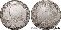 FRANCE Écu aux branches d'olivier, buste habillé LOUIS XV THE BELOVED Montpellier 1737 (40,5mm, 28,89g, 6h) -