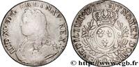 FRANCE Écu aux branches d'olivier, buste habillé LOUIS XV THE BELOVED Riom 1728 (39,5mm, 28,70g, 6h) -