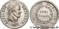 FRANCE Demi-franc Napoléon Ier tête laurée, République fr PREMIER EMPIRE / FIRST FRENCH EMPIRE Paris 1808 (18mm, 2,41g, 6h) -