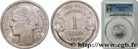 FRANCE 1 franc Morlon, légère IV REPUBLIC Beaumont-Le-Roger 1950 (23mm, 1,3g, 6h) -