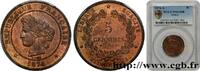 FRANCE 5 centimes Cérès III REPUBLIC Paris 1874 (25mm, 5g, 6h) -
