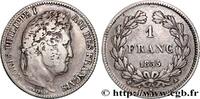 FRANCE 1 franc Louis-Philippe, couronne de chêne LOUIS-PHILIPPE I Paris 1835 (23,21mm, 4,84g, 6h) -