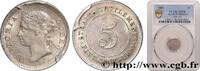 MALAYSIA - STRAITS SETTLEMENTS 5 Cents Victoria MALAYSIA - STRAITS SETTLEMENTS Bombay 1900 (15,5mm, 1,35g, 6h) -