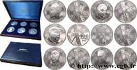 FRANCE Coffret de six essais Belle Épreuve 100 francs - C COMMEMORATIVE COINS MONNAIE DE PARIS Paris 1995 (mm, g, h) -