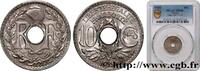 FRANCE 10 centimes Lindauer III REPUBLIC 1935 (21mm, 4g, 6h) -