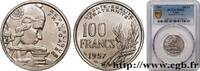 FRANCE 100 francs Cochet IV REPUBLIC 1957 (23,92mm, 6,0g, 6h) -