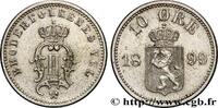NORWAY 10 Ore Oscar II NORWAY 1899 (15mm, 1,47g, 12h) -