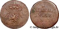 NETHERLANDS INDIES 2 Cents (Double Duit) aux armes d’Utrecht pour Sum NETHERLANDS INDIES 1837 (25mm, 6,48g, 12h) -