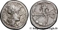 THE REPUBLIC (280 BC to 27 BC) Denier FABIA Rome 127 AC. (19mm, 3,75g, 6h) -
