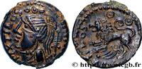 FRANCE Bronze PIXTILOS classe IX au lion GALLIA - CARNUTES (Beauce area) Chartres (28) c. 40-30 AC. (16mm, 2,83g, 7h) -