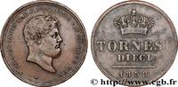 ITALY - KINGDOM OF THE TWO SICILIES 10 Tornesi Ferdinand II, roi de Naples et Sicile ITALY - KINGDOM OF THE TWO SICILIES 1858 (38mm, 32,82g, 6h) -