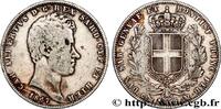 ITALY - KINGDOM OF SARDINIA - CHARLES-ALBERT 5 Lire ITALY - KINGDOM OF SARDINIA - CHARLES-ALBERT Gênes 1847 (37mm, 24,58g, 6h) -