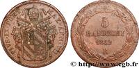 VATICAN AND PAPAL STATES 5 Baiocchi frappé au nom de Pie IX an VI VATICAN AND PAPAL STATES Rome 1852 (41mm, 40,76g, 6h) -