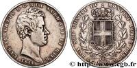 ITALY - KINGDOM OF SARDINIA - CHARLES-ALBERT 5 Lire Charles Albert, roi de Sardaigne ITALY - KINGDOM OF SARDINIA - CHARLES-ALBERT Turin 1844 (37mm, 24,84g, h) -