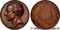 FRANCE Médaille, Charles de Secondat, Montesquieu, Prix d ACADÉMIES ET SOCIÉTÉS SAVANTES 1864 (50,5mm, 63,66g, 12h) -
