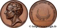 FRANCE Médaille, Charles de Secondat, Montesquieu, Prix d ACADÉMIES ET SOCIÉTÉS SAVANTES 1864 (50,5mm, 64,97g, 12h) -