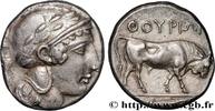 Classic 2 (400 BC to 350 BC) Nomos, statère ou didrachme LUCANIA - THOURIOI Thurium, Lucanie c. 443-400 AC. (20mm, 7,84g, 1h) -