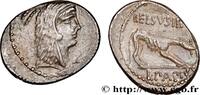 THE REPUBLIC (280 BC to 27 BC) Denier PAPIA Rome 45 AC. (18mm, 4,14g, 10h) -
