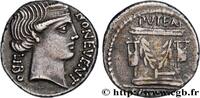 THE REPUBLIC (280 BC to 27 BC) Denier SCRIBONIA Rome 62 AC. (18mm, 3,82g, 6h) -