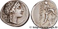 THE REPUBLIC (280 BC to 27 BC) Denier HERENNIA Rome 108-107 AC. (18,5mm, 3,95g, 3h) -