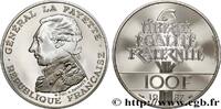 FRANCE Belle Épreuve 100 francs Égalité - La Fayette COMMEMORATIVE COINS MONNAIE DE PARIS Paris 1987 (31mm, 15g, 6h) -