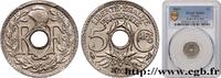 FRANCE 5 centimes Lindauer, petit module III REPUBLIC Paris 1930 (17mm, 2g, 6h) -