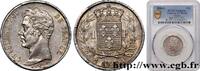 FRANCE 1 franc Charles X, matrice du revers à cinq feuill CHARLES X Paris 1826 (23mm, 5g, 6h) -