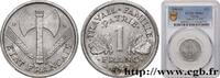 FRANCE 1 franc Francisque, légère FRENCH STATE Beaumont-Le-Roger 1943 (23mm, 1,30g, 6h) -