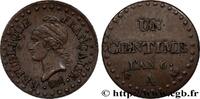 FRANCE Un centime Dupré DIRECTOIRE Paris 1798 (18mm, 1,75g, 6h) -